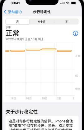 威远iPhone手机维修如何在iPhone开启'步行稳定性通知'