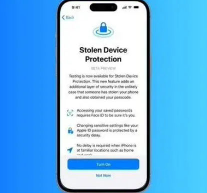 威远苹果授权维修店分享被盗设备保护功能开启方法 