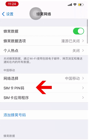 威远苹果14维修网分享如何给iPhone14的SIM卡设置密码 