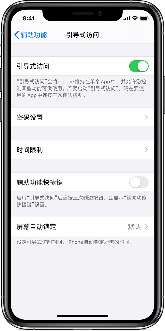 威远苹果手机维修分享如何在 iPhone 上退出引导式访问 