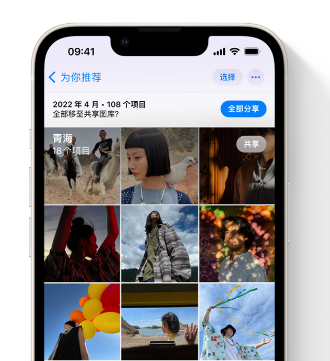 威远苹果维修网点分享在 iPhone 上使用共享图库 