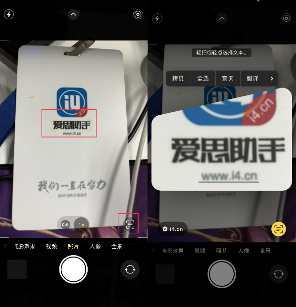 威远苹果手机维修分享升级iOS 16后如何通过相机翻译文本 