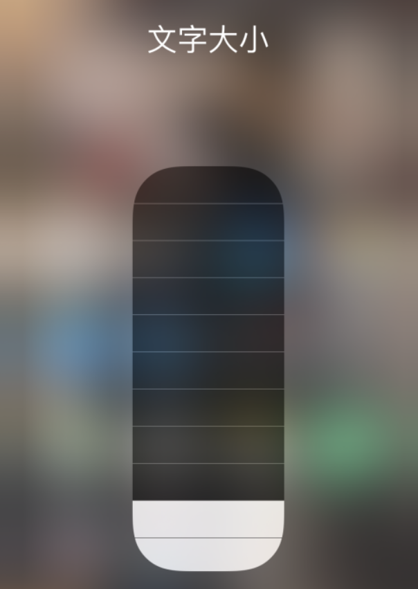 威远苹果手机维修分享小技巧：在 iPhone 控制中心快速调节字体大小 